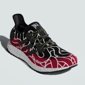 *Rare NEW Adidas AM4MLS Speedfactory Red Black Running Shoes Mens Size 10 EF2302
